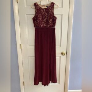 Size 12, NightWay, Burgundy Red
